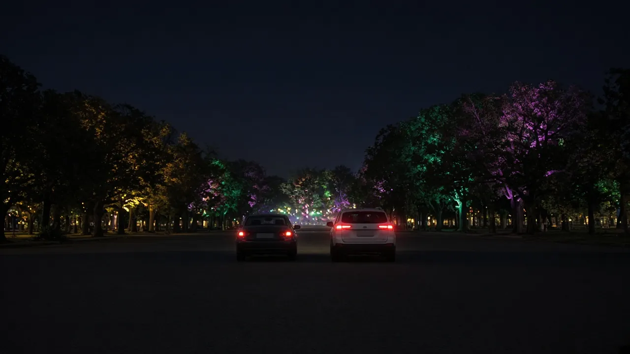 Halloween Lights Drive-Thru at Boardman Park