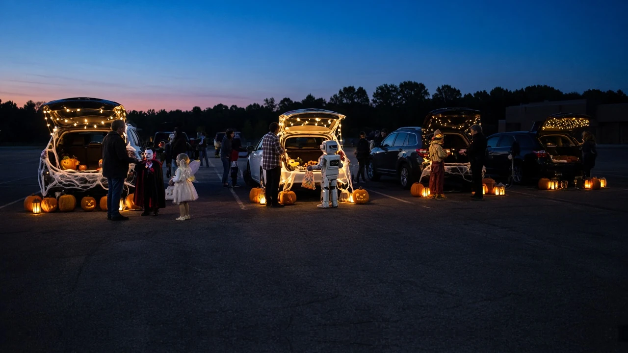 Trunk or Treat Family Halloween Night