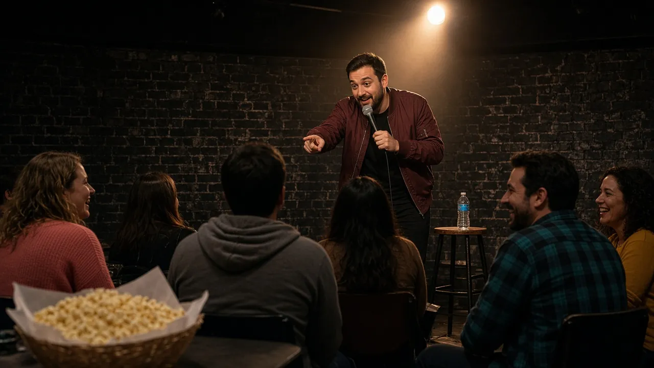 DJ Sandhu at Krackpots Comedy Club