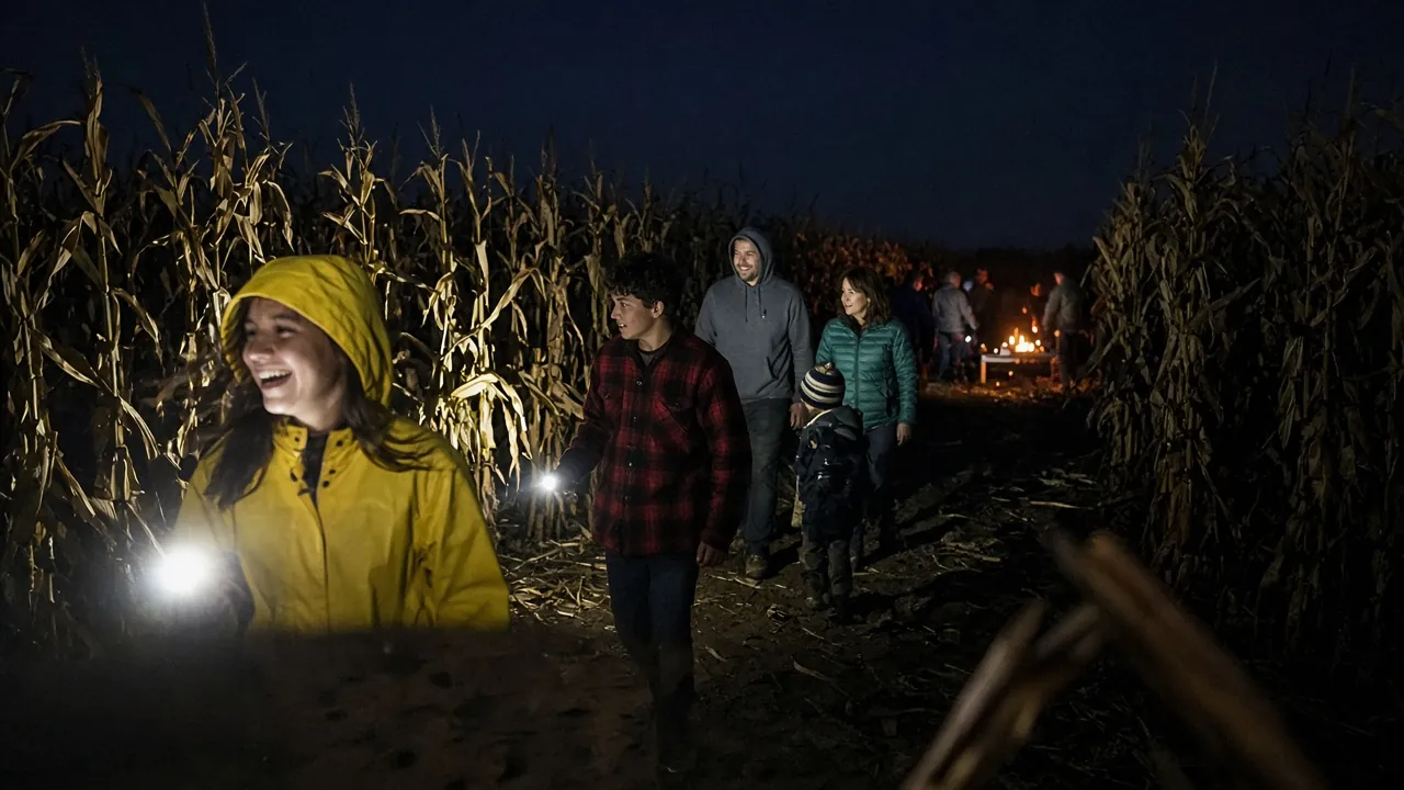 Flashlight Maze at Nickajack Farms
