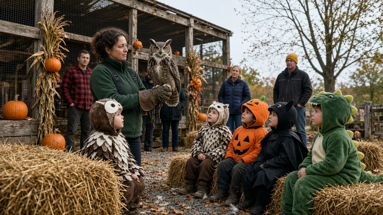 OWL-o-ween at Raptor Hallow