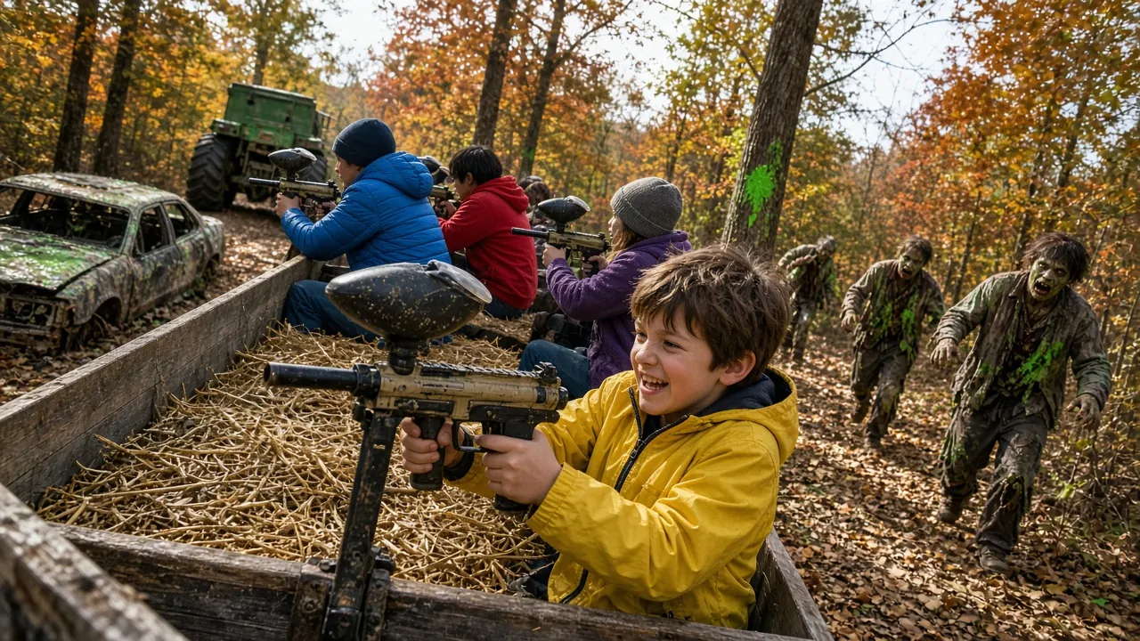 Zombie Hayride Hunt at Funtimes Fun Park
