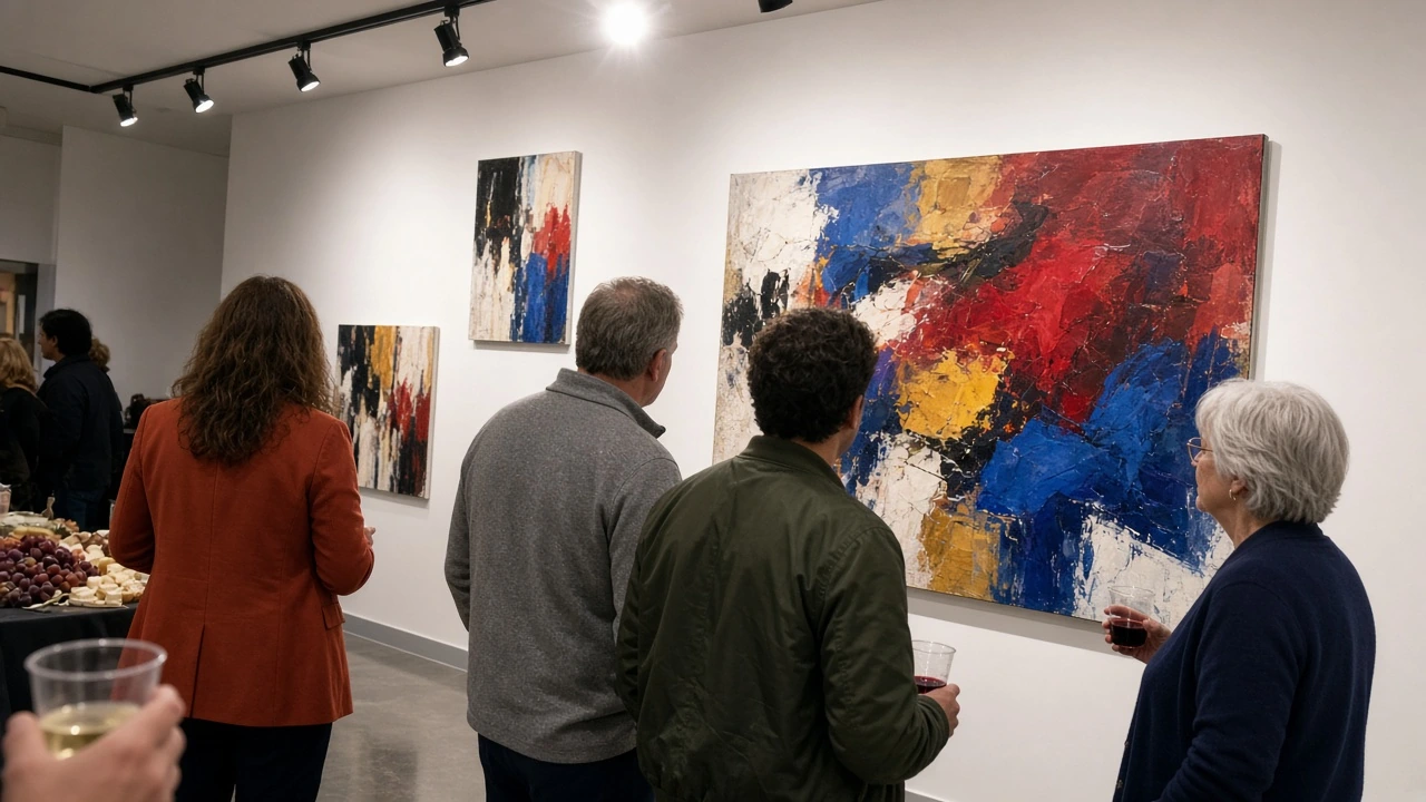 AB EX FFX Art Exhibition (opening reception)