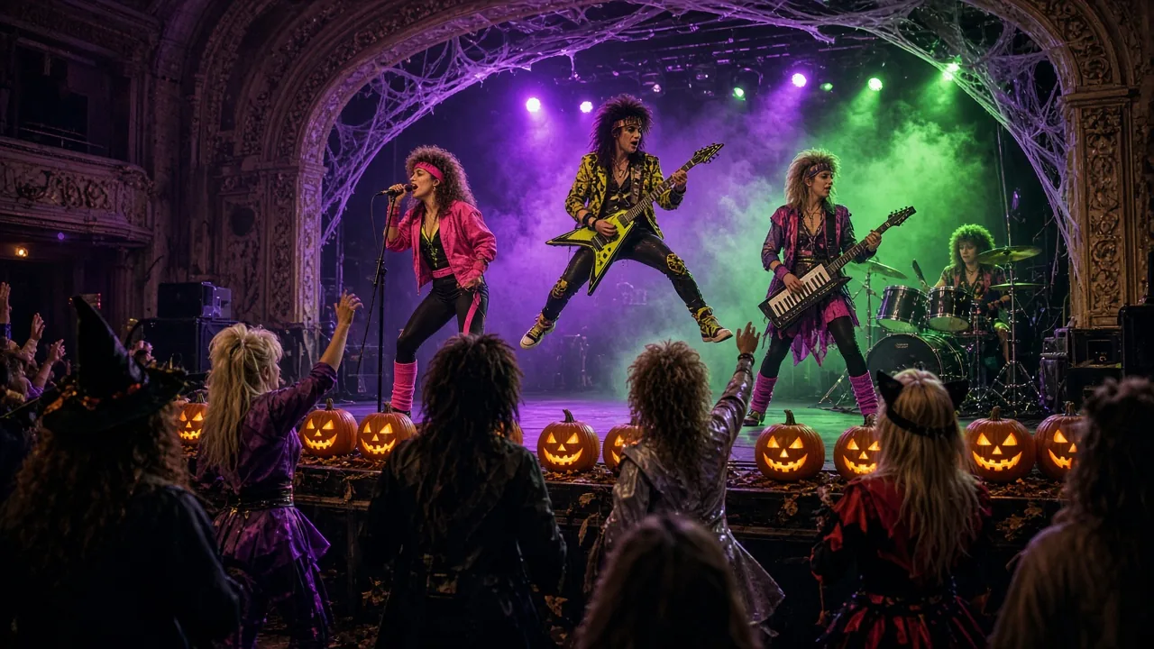 The Legwarmers 80s Halloween SATURDAY: The Haunted Theatre!