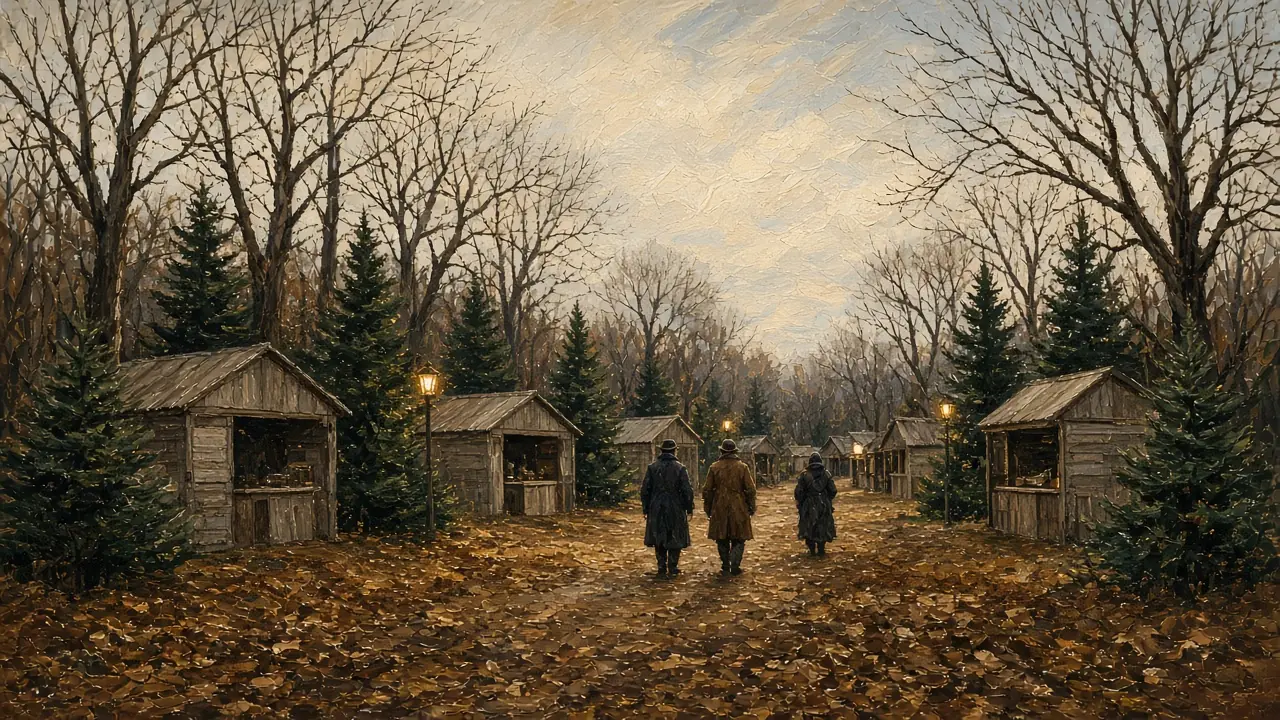 Old-Fashioned Christmas in the Woods